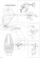 Opbergvak, voorkant