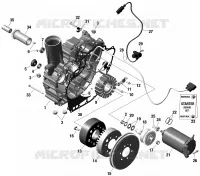 Magneto / elektrische starter