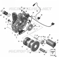 01- ROTAX - MAGNETO AND ELEKTRISCH HARNAS STARTER