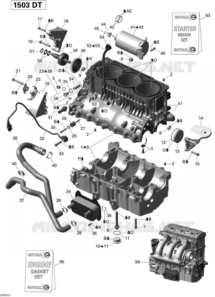 Motor en MOTORSTEUN