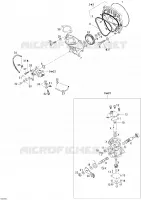 Olie-injectiepomp en roterende klep