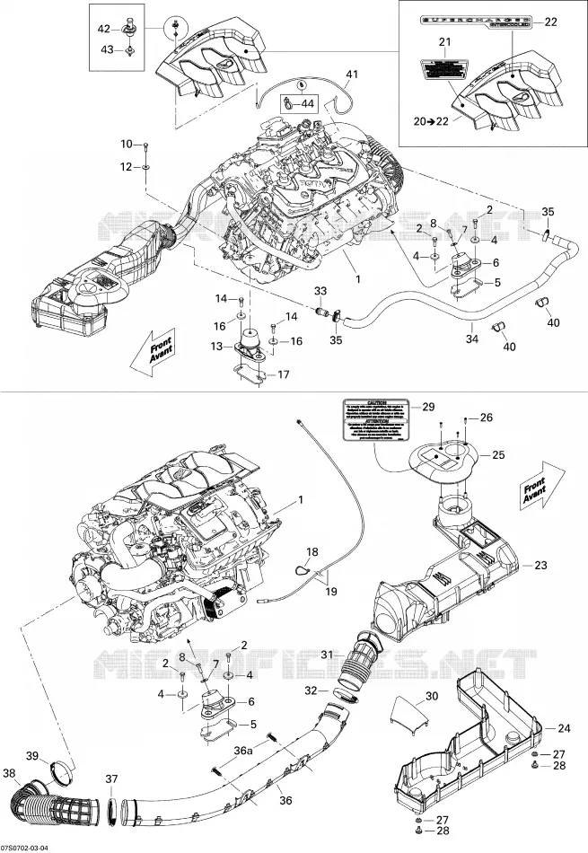 Motor, Inlaatdemper
