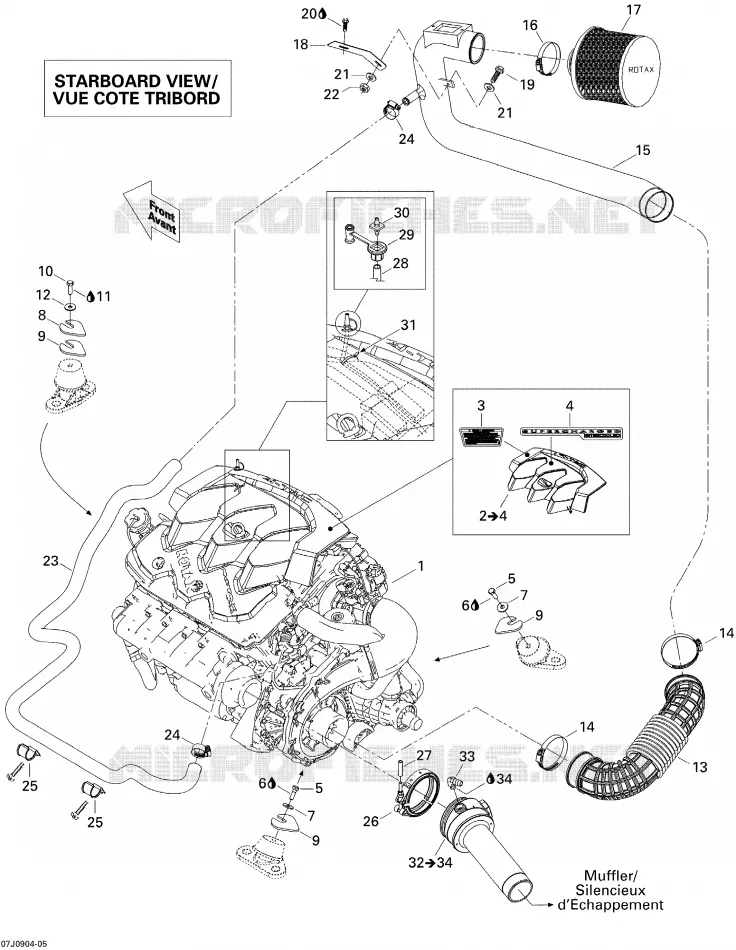 Motor, Inlaatdemper