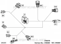 08- ELEKTRISCH HARNAS - STEERING WIRING HARNESS - 278003804