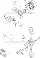 Olie-injectiepomp en roterende klep