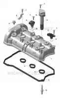 01- ROTAX - COUVERCLE DE SOUPAPES - GTI