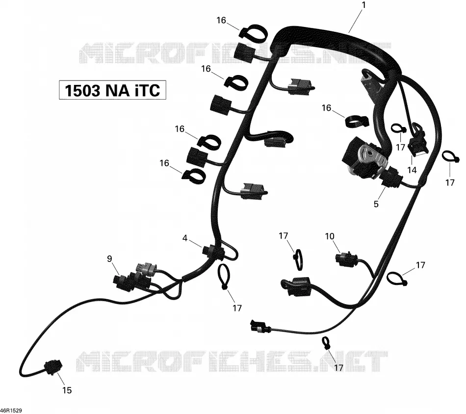 10- CâBLAGE MOTEUR _46R1529