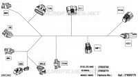 08- ELEKTRISCH HARNAS - STEERING WIRING HARNESS - 278003780