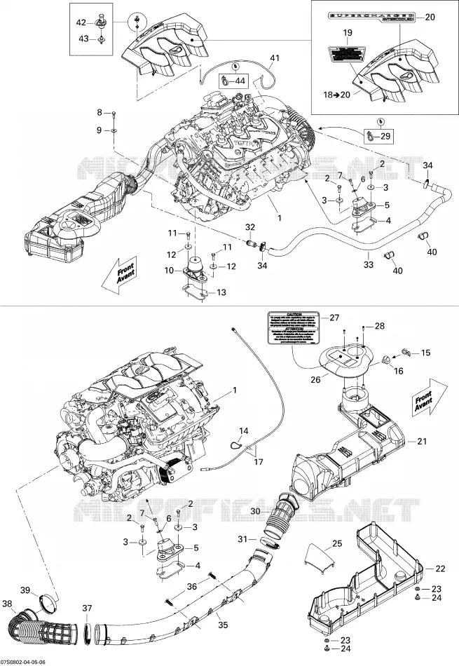 Motor, Inlaatdemper