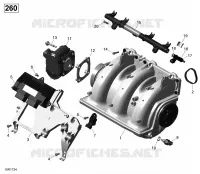 Inlaatspruitstuk en gasklephuis