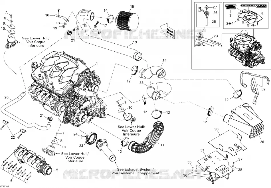Motor, Inlaatdemper