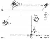 08- ELEKTRISCH HARNAS - STEERING WIRING HARNESS - 278003593