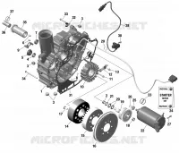 01- ROTAX - MAGNÉTO ET DÉMARREUR ÉLECTRIQUE - IDF - 650W