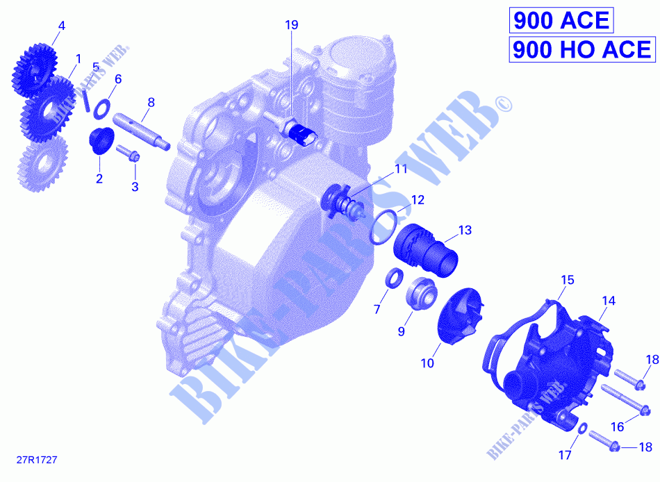 KOELING SYSTEEM voor Sea-Doo GTS 90 2018