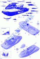 Stickers voor Sea-Doo WAKE 155 (35CR/35CS) 2012