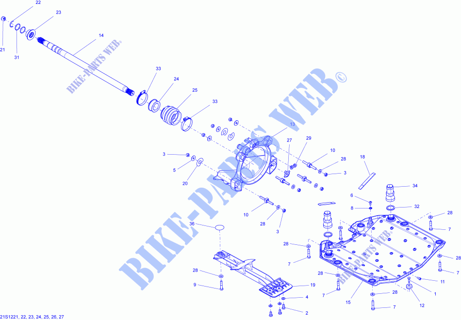 Voortstuwingsonderdelen voor Sea-Doo WAKE 155 (35CA/35CB) 2012