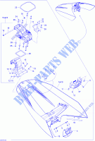 Opbergdeksel sectie voor Sea-Doo GTI 4-TEC SE ( SPECIAL EDITION ) 2007