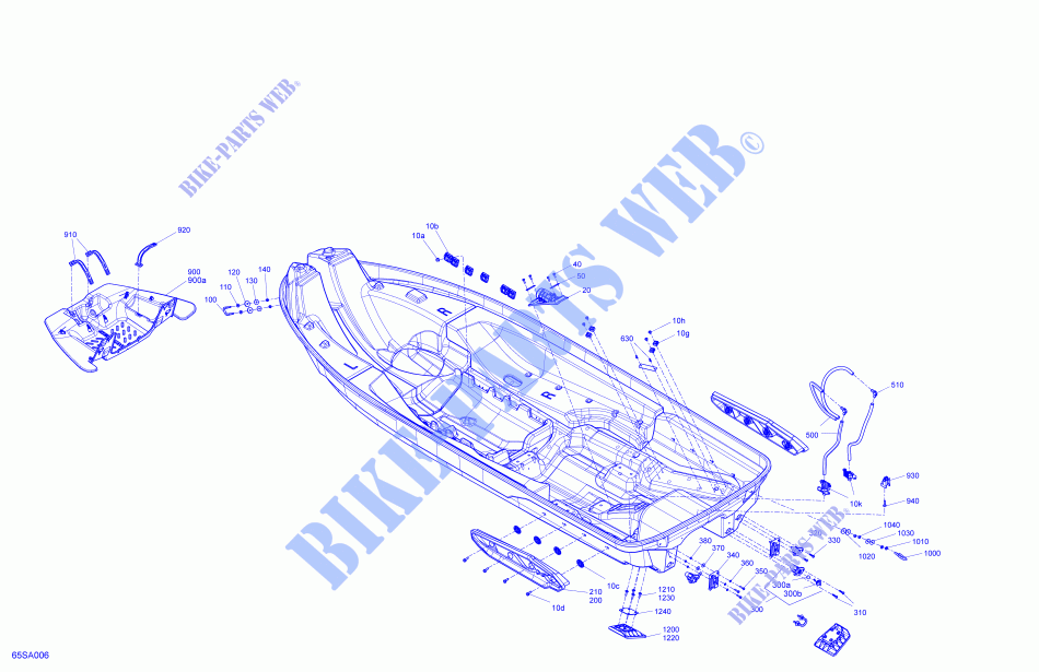 Romp voor Sea-Doo RXP X RS 300 2021