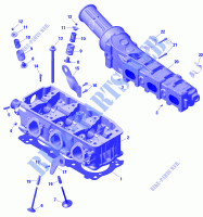 Motor   Cilinderkop en Uitlaatenset voor Sea-Doo WAKE 170 2020