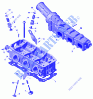 Motor   Cilinderkop voor Sea-Doo RXP 300 2020