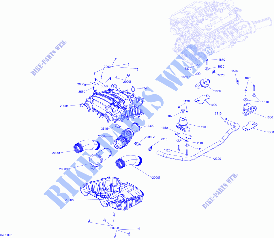 Motor voor Sea-Doo GTX 170 2020