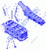 Motor   Cilinderkop en Uitlaatenset voor Sea-Doo GTI SE 170 2020