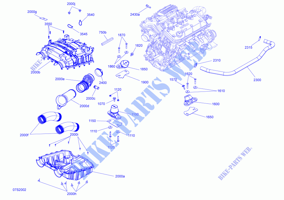 Motor voor Sea-Doo GTI 130 2020