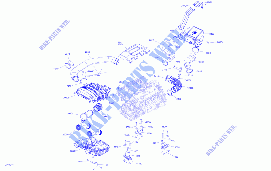 Motor voor Sea-Doo RXT 230 2019